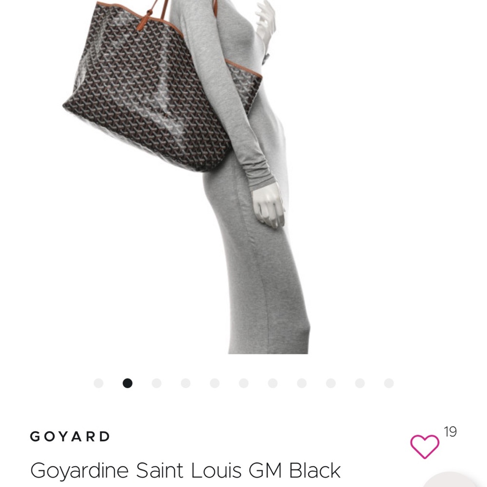 Goyard Saint Louis GM Black